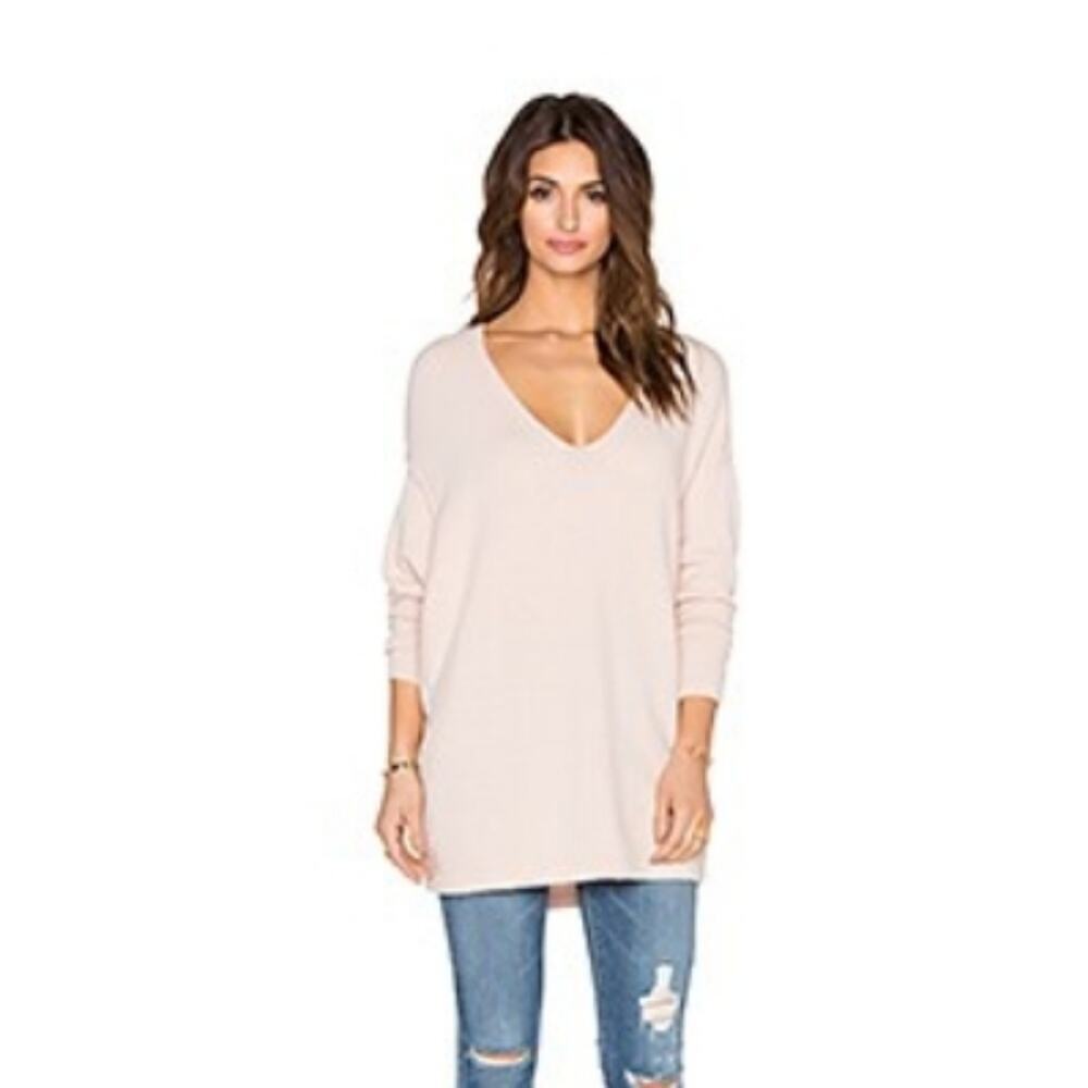 FREE PEOPLE BLUE OVERSIZED SWEATER SIZE SMALL